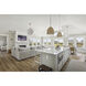 Broche 6 Light 27 inch Matte White Chandelier Ceiling Light