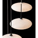 Clouds 9 Light 23.3 inch Black Pendant Ceiling Light