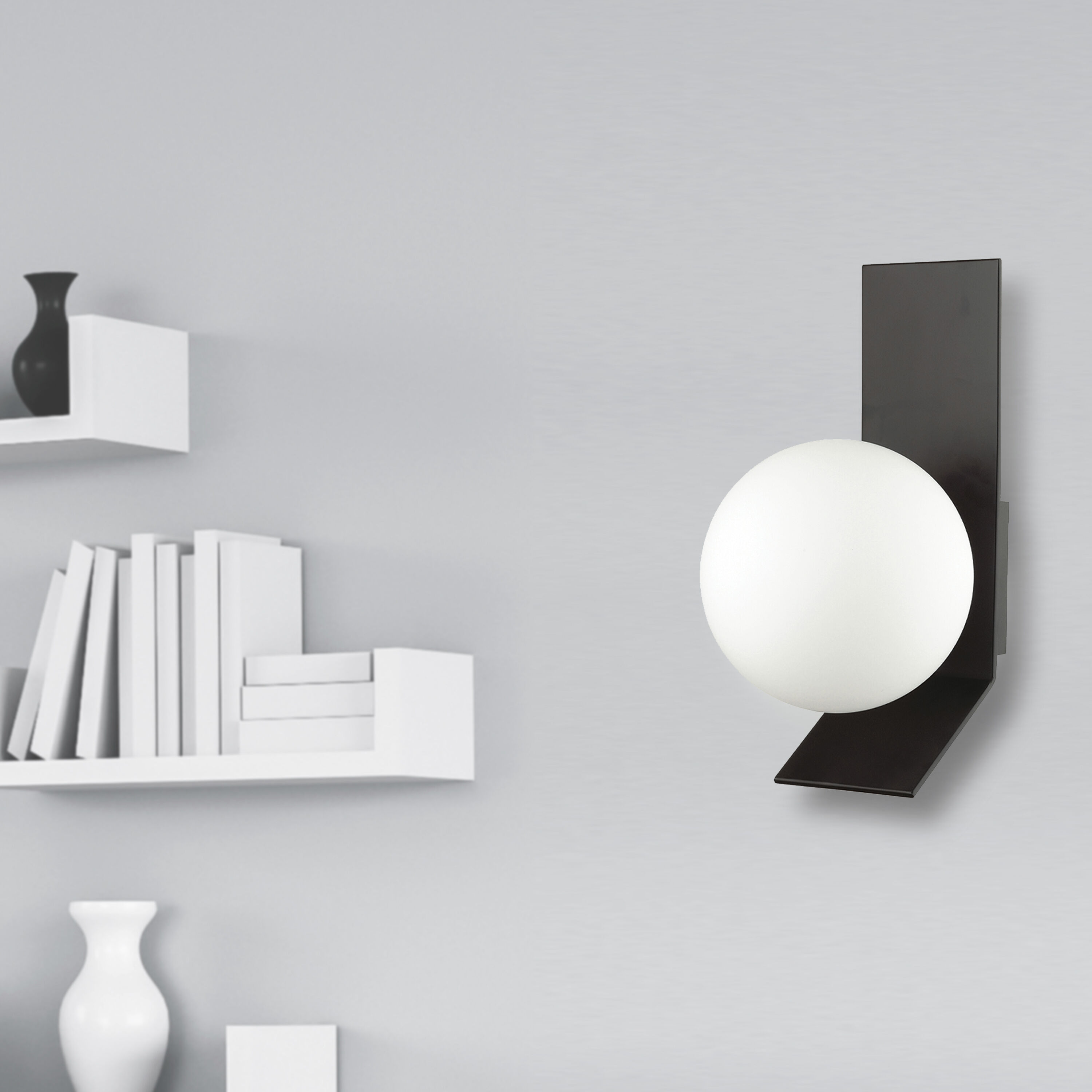 Valemont 1 Light 8 inch Matte Black Decorative Wall Sconce Wall Light