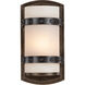 Alsace 1 Light 6 inch Reclaimed Wood ADA Sconce Wall Light