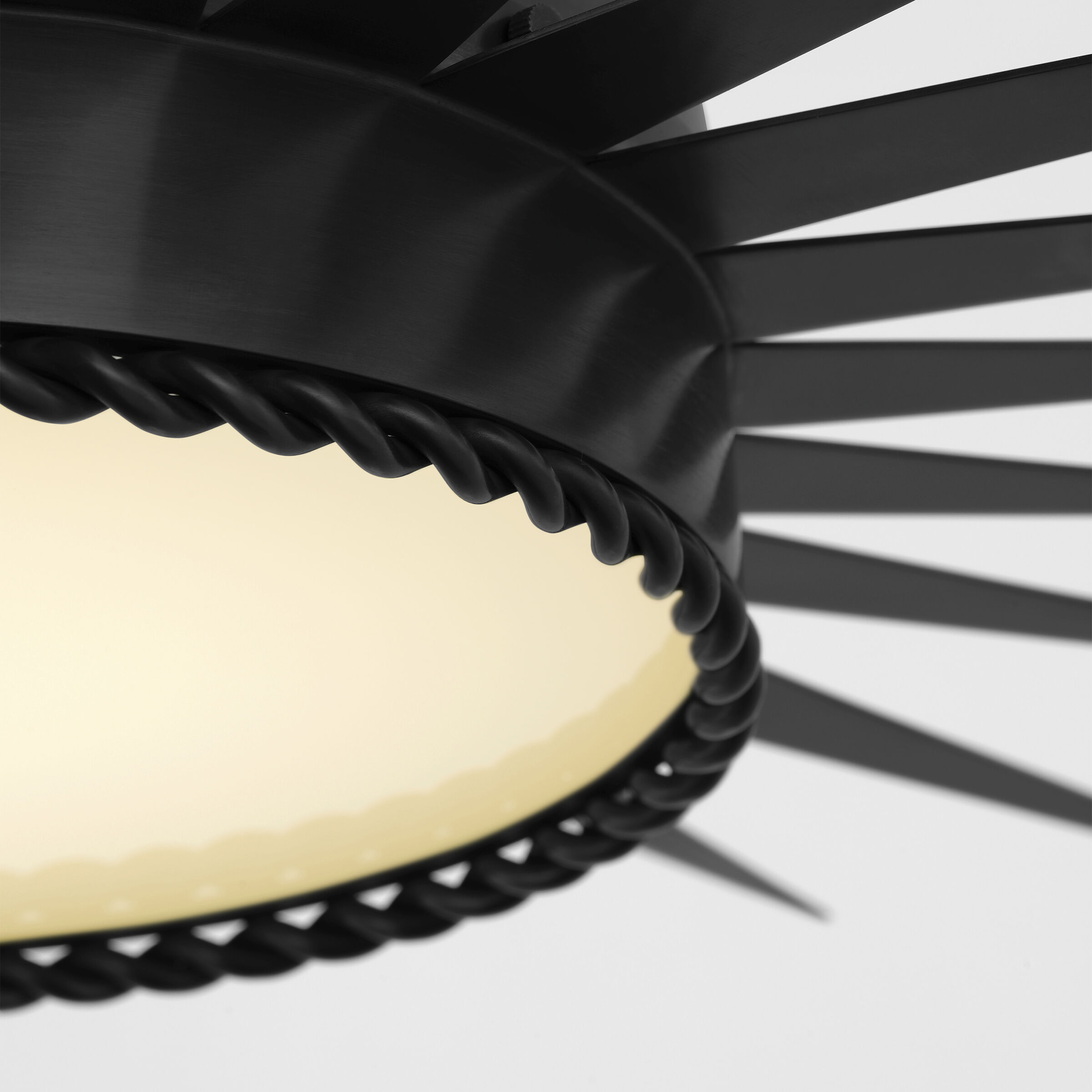 Suzanne Kasler Soleil LED 27.75 inch Bronze Semi-Flush Mount Ceiling Light