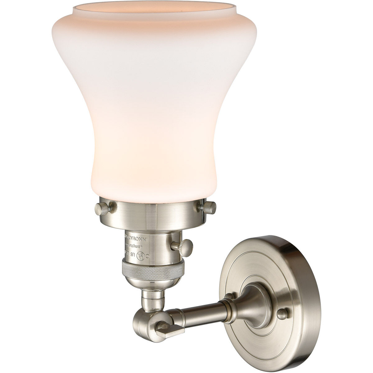 Franklin Restoration Bellmont LED 7 inch Brushed Satin Nickel Sconce Wall Light, Franklin Restoration