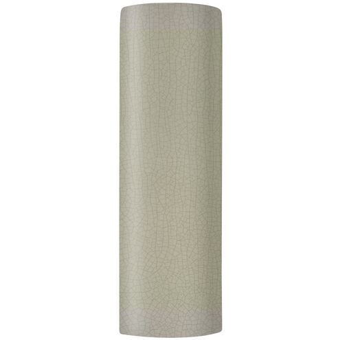 Ambiance LED 5.25 inch Celadon Green Crackle ADA Wall Sconce Wall Light