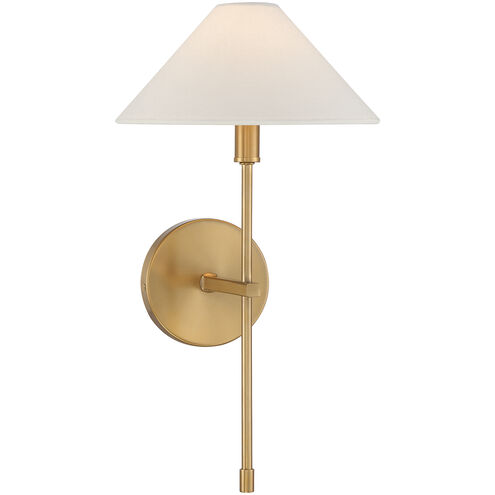 Avon 1 Light 9 inch Warm Brass Wall Sconce Wall Light