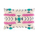 Phoebe 24 X 16 inch Beige/Bright Pink/Dark Blue/Teal Pillow Kit, Lumbar