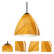 Mia 1 Light Black Cord Pendant Ceiling Light
