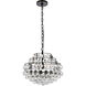 Savannah 3 Light 16 inch Black Pendant Ceiling Light