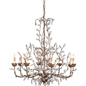 Crystal Bud 8 Light 33 inch Cupertino Chandelier Ceiling Light, Large