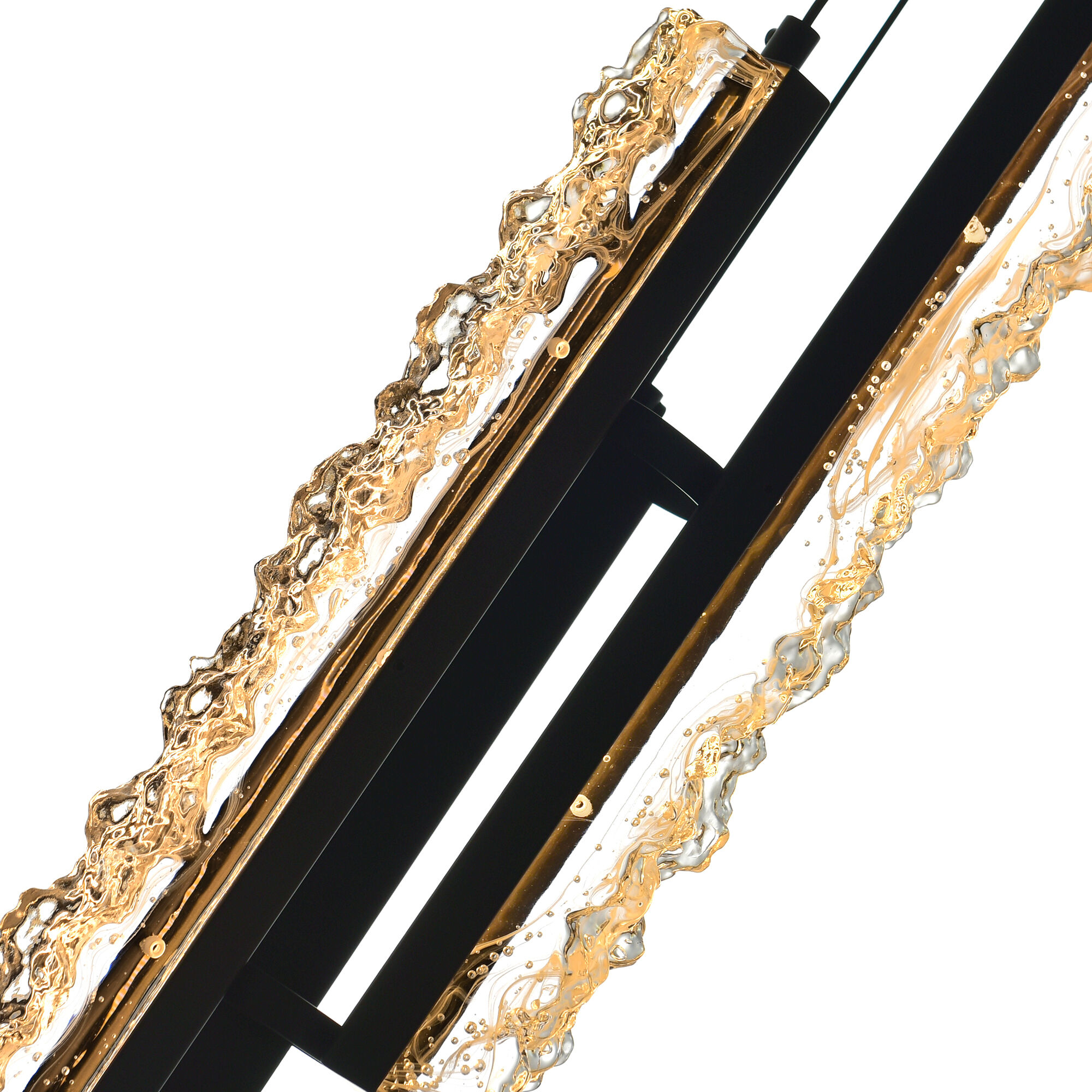 Stagger LED Black Mini Pendant Ceiling Light