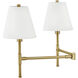Beale 4 Light 28 inch Lacquered Brass Chandelier Ceiling Light