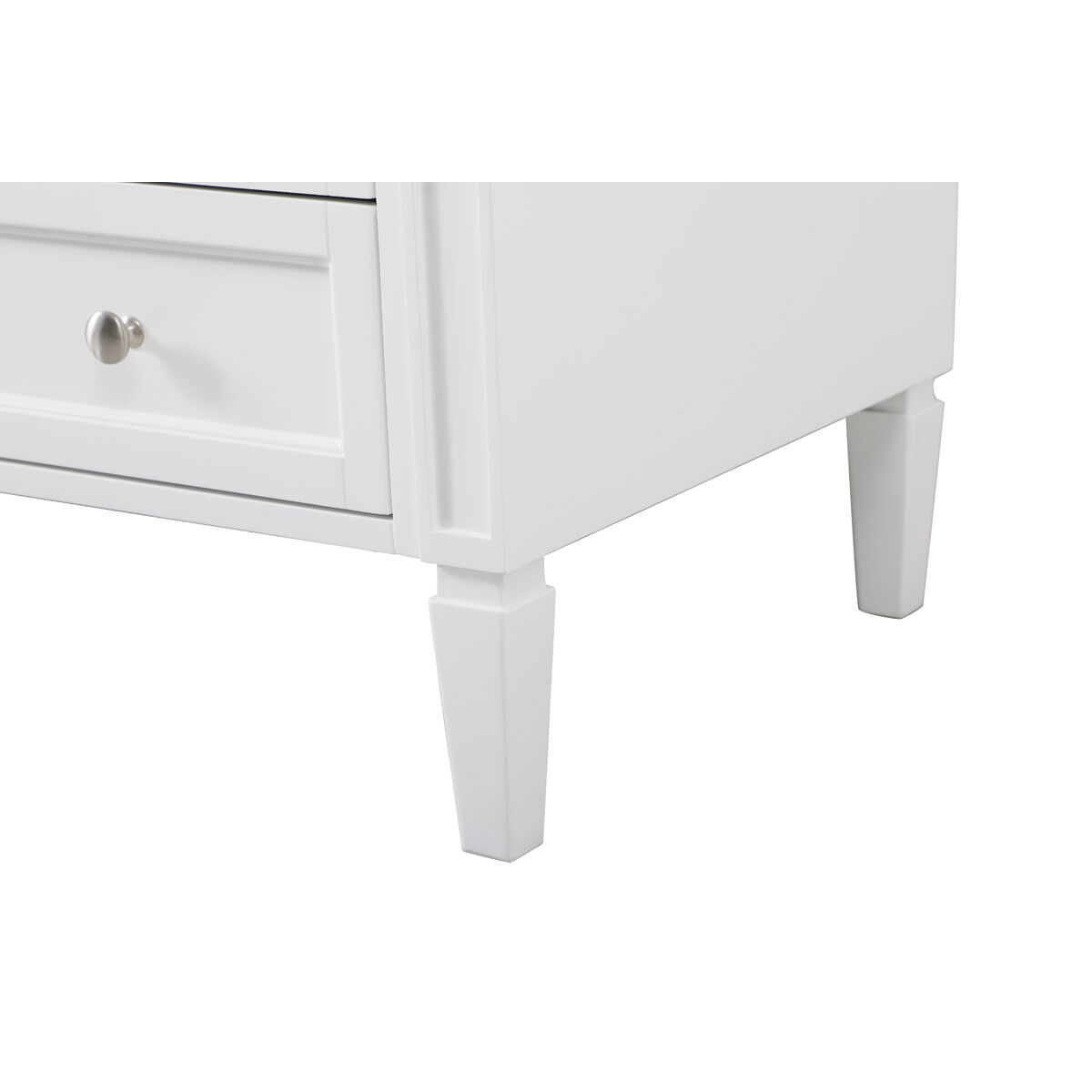 Park Avenue 60 X 22 X 35 inch White Vanity Sink Set