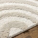Hudson Shag 120 X 94 inch Light Grey Rug, Rectangle