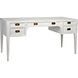 Africa 60 X 26 inch White Wash Desk