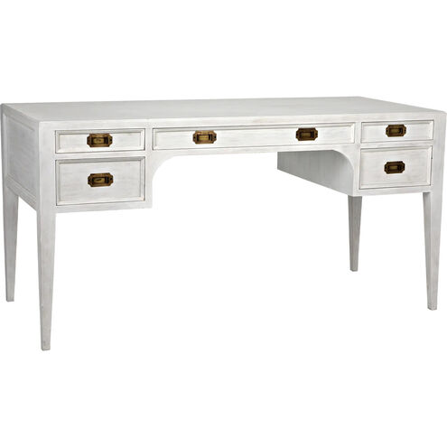 Africa 60 X 26 inch White Wash Desk