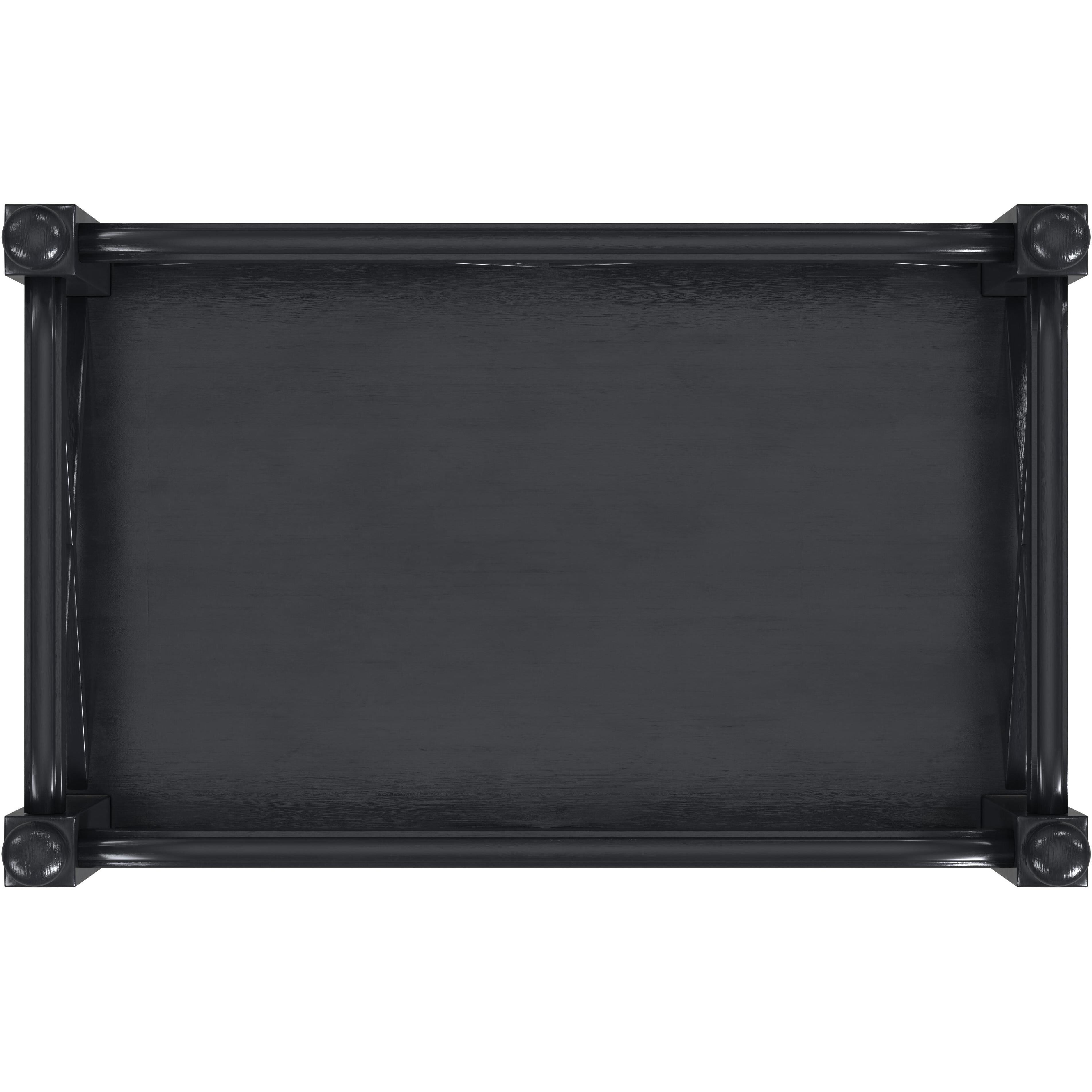 Masterpiece Foster  19 X 12 inch Black Licorice Serving Table