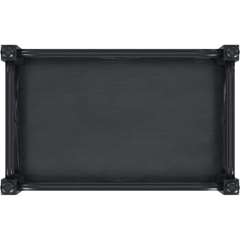 Masterpiece Foster  19 X 12 inch Black Licorice Serving Table