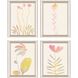 Soft Bloom Pink and Orange and Yellow and Beige Framed Art, Propac