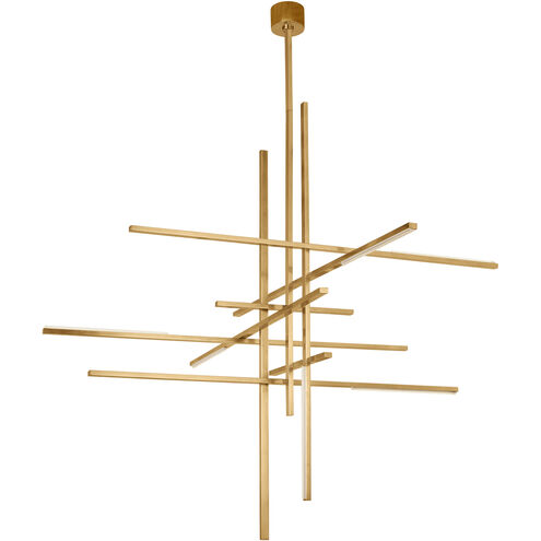 Sean Lavin Cityscape 7 Light 56.9 inch Natural Brass Chandelier Ceiling Light