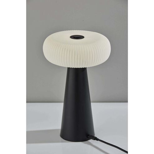 Ozzie 11.25 inch 1.50 watt Black LED Cordless Table Lamp Portable Light