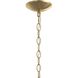 Ilia 6 Light 42.25 inch Brushed Gold Chandelier Ceiling Light