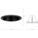 6in Recessed Trim PAR38 Antique Bronze Step Baffle Trim