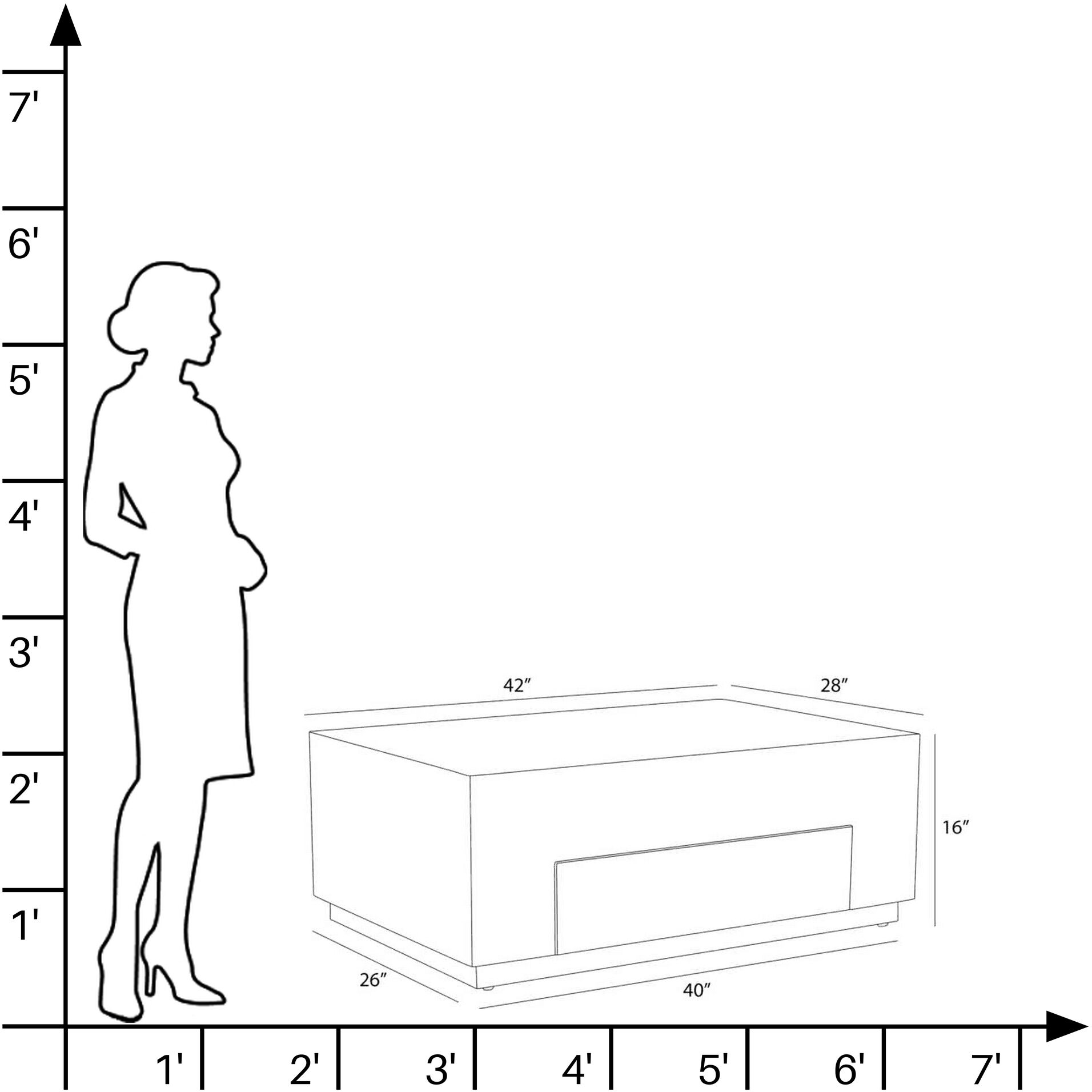 Justice 42 X 28 inch Oyster and Bronze Cocktail Table