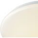 Kalona LED 15 inch White Flush Mount Ceiling Light