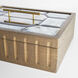 Luxor 14.25 X 11.25 inch Antique Brass Box