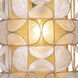 Crescent Wall Sconce Wall Light in Oxidized Gold Leaf