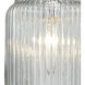 Dubois 1 Light 5 inch Polished Chrome with Clear Mini Pendant Ceiling Light