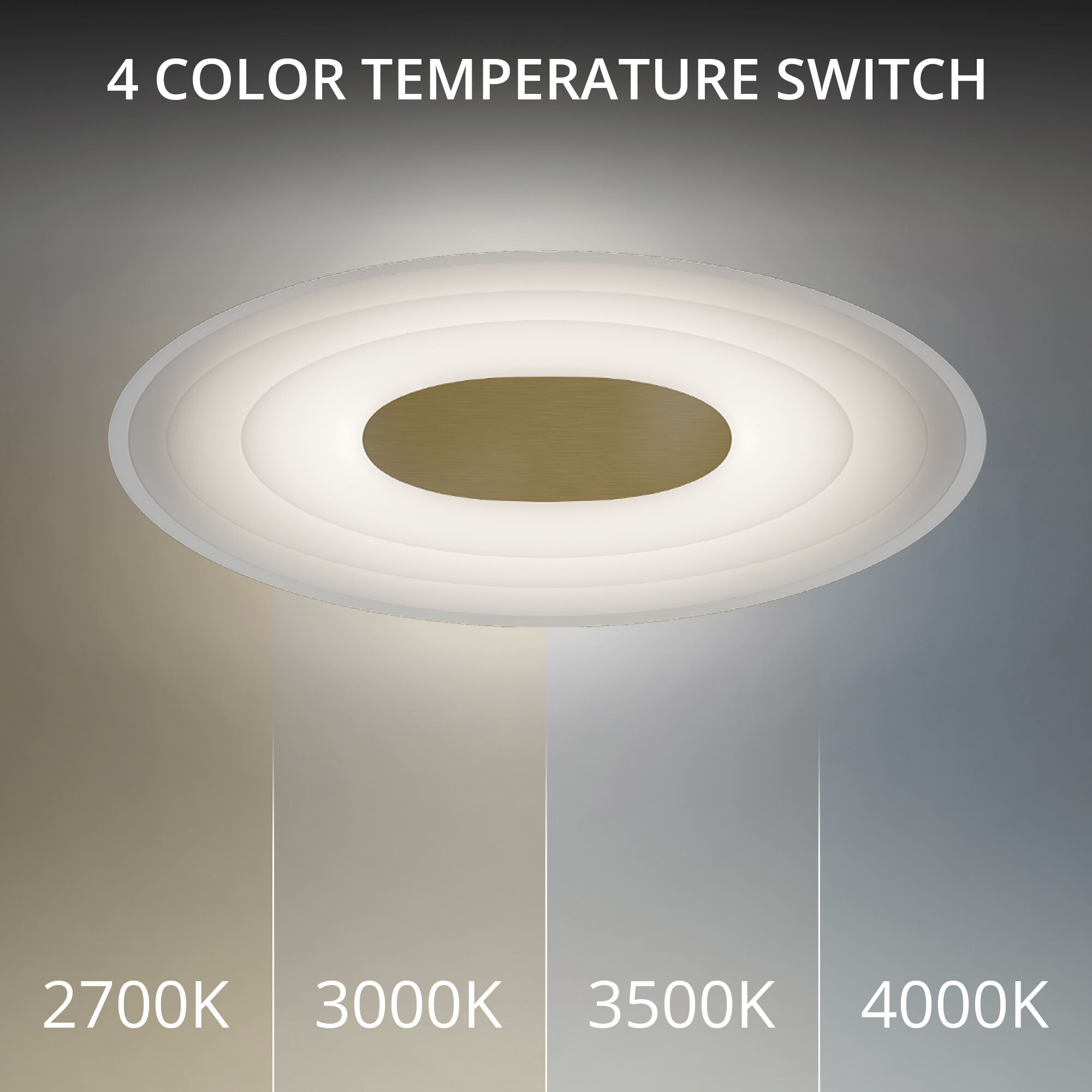 Orbix Wall Sconce Wall Light in 3000K, Aged Brass, dweLED