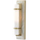 Bruneau 1 Light 5 inch Natural Alabaster/Antique Brass/Opaque/White Wall Sconce Wall Light