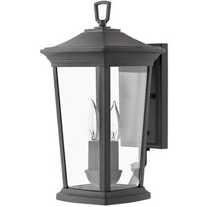 Bromley LED 16 inch Museum Black Outdoor Wall Mount Lantern, Small