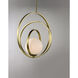 Coronet 1 Light 20.5 inch Satin Brass Single Pendant Ceiling Light