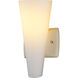 Euro Classics LED 5.5 inch Polished Brass and Antique Silver Wall Sconce Wall Light