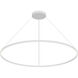 Cerchio LED 59 inch White Pendant Ceiling Light