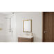 Quoizel Reflections 32 X 24 inch Weathered Brass Mirror