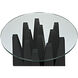 Soldier 24 X 24 inch Matte Black Side Table