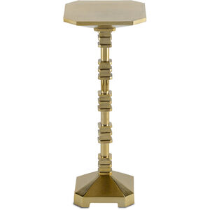 Pilare 23 X 10 inch Shiny Gold Drinks Table