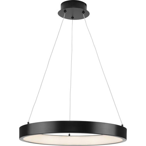 Inverse LED LED 20 inch Matte Black Pendant Ceiling Light, Progress LED