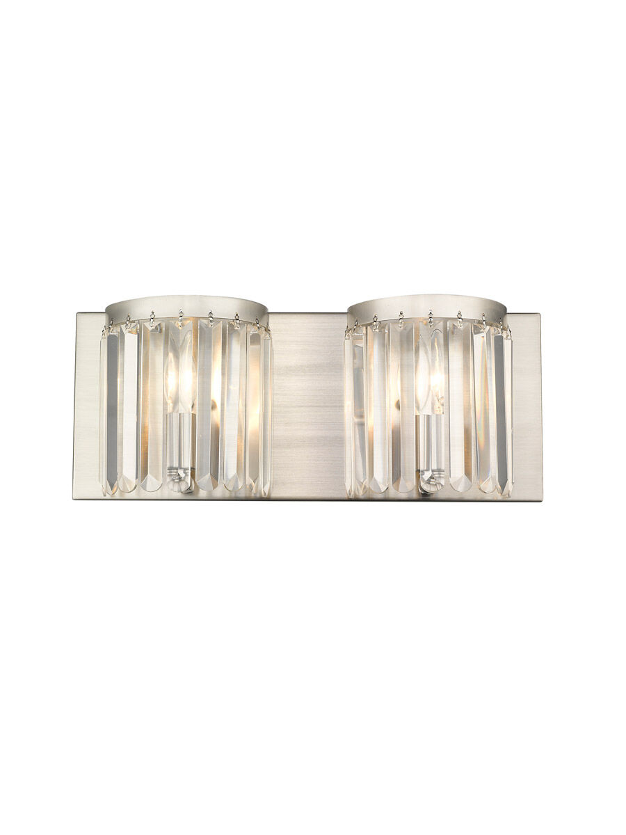 Ashton 2 Light 17 inch Brushed Nickel ADA Bath Vanity Wall Light