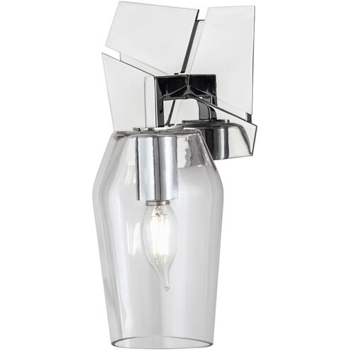 Gaia Sconce Wall Light in Chrome