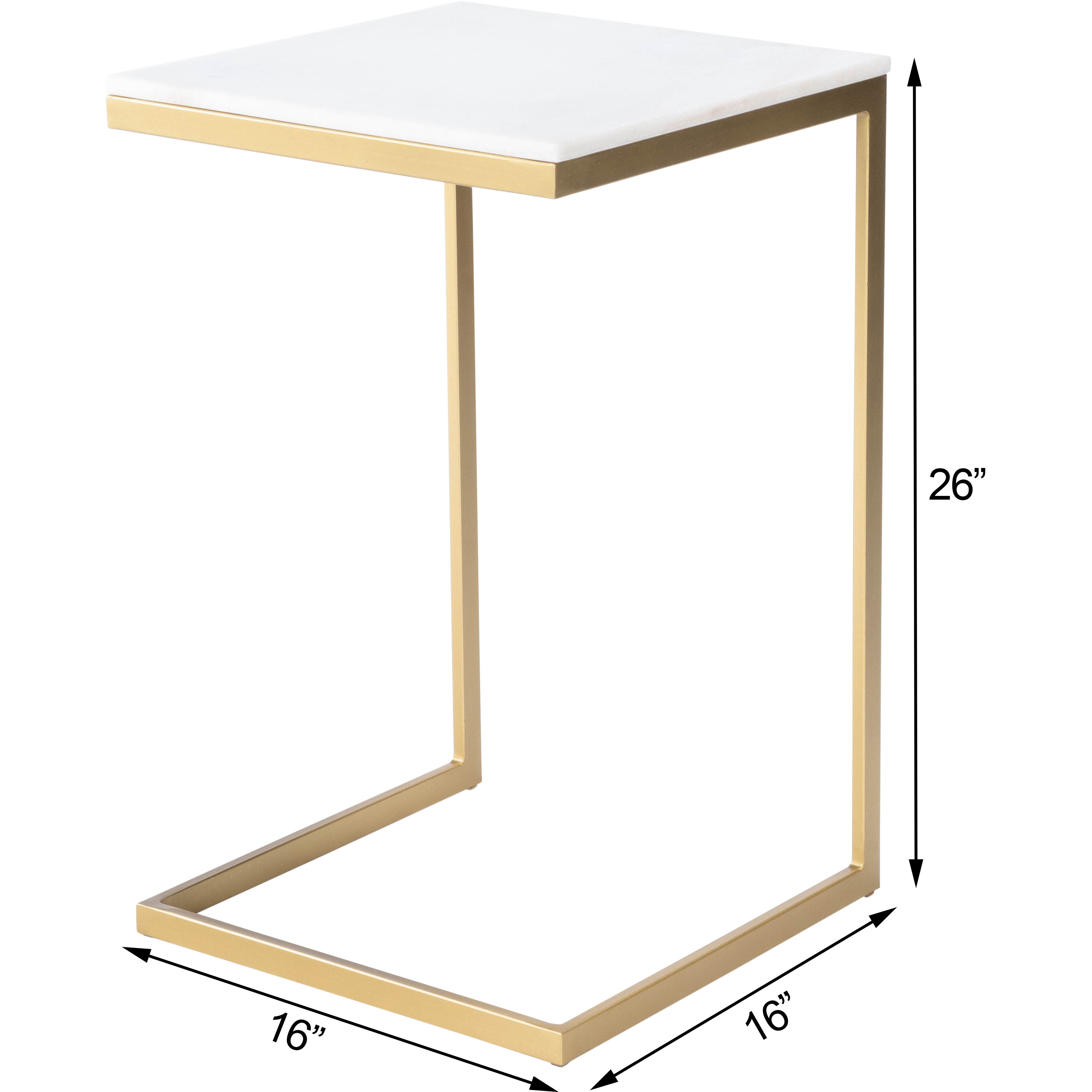 Metalworks Lawler Modern 26 X 16 inch Butler Loft Accent Table