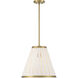 Aster 1 Light 16 inch Warm Brass Pendant Ceiling Light