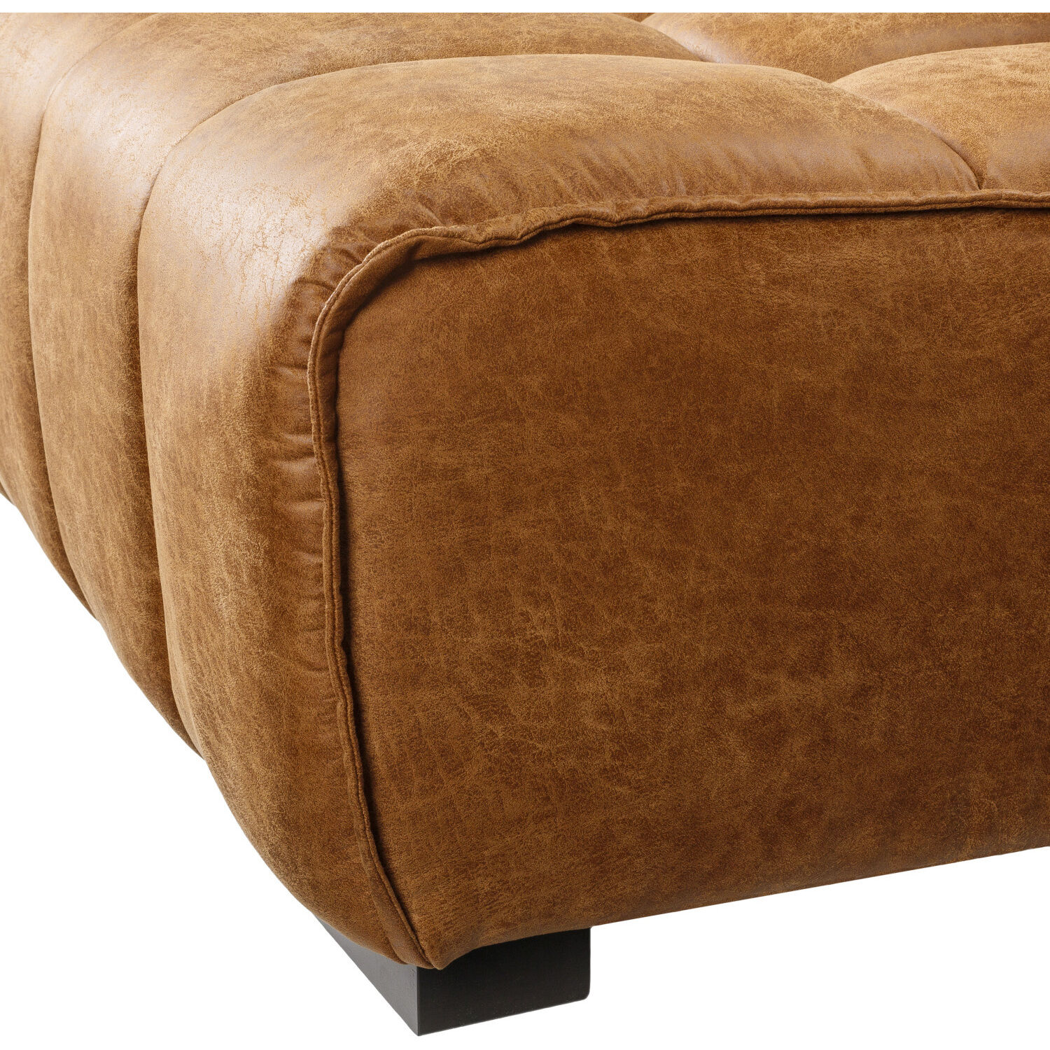 Belfort Medium Brown / Dark Brown Lounger