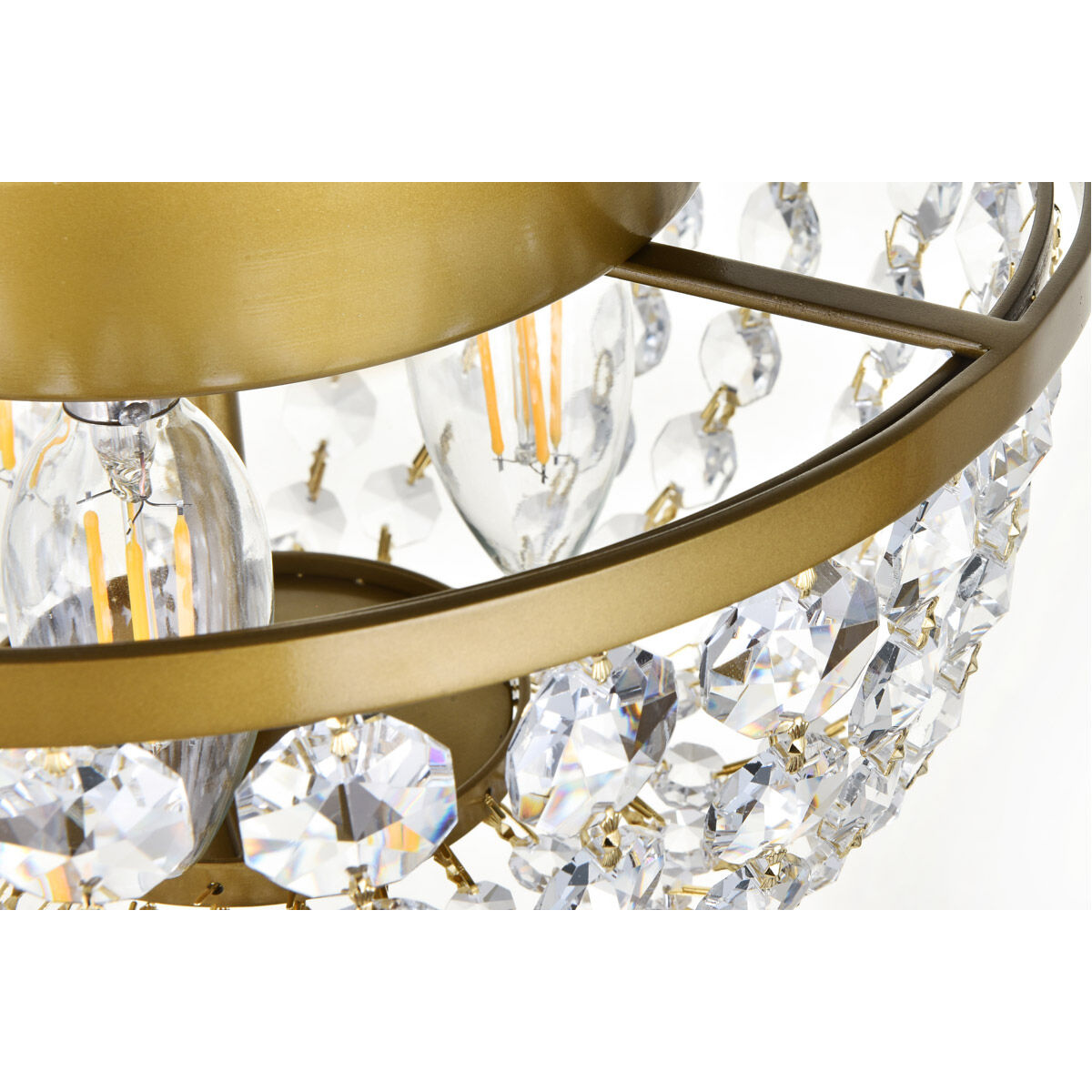 Gianna 3 Light 10 inch Brass Pendant Ceiling Light