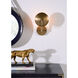 Wildwood 1 Light 7 inch Antique Brass Sconce Wall Light