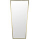 Cassio 60 X 30 inch Antique Brass Mirror