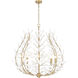 Claudine 8 Light 38 inch Modern Gold Chandelier Ceiling Light