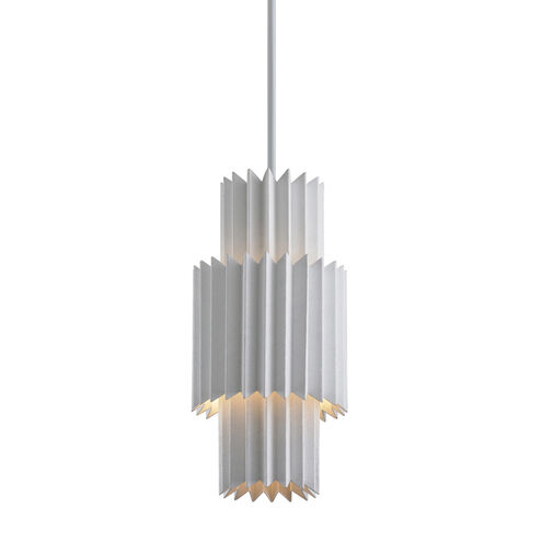 Moxy 1 Light 9.5 inch Gesso White Pendant Ceiling Light